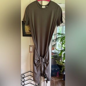 ARITZIA Wilfred T-shirt dress with front wrap